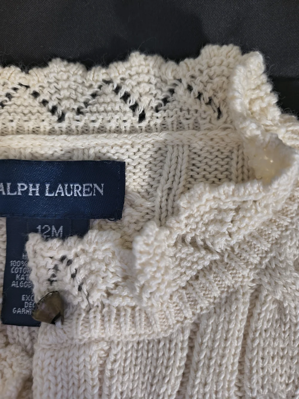 Ralph Lauren Cream Knit Women's Sweater